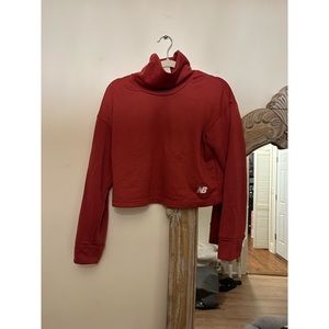 New Balance Red Turtleneck Sweater
